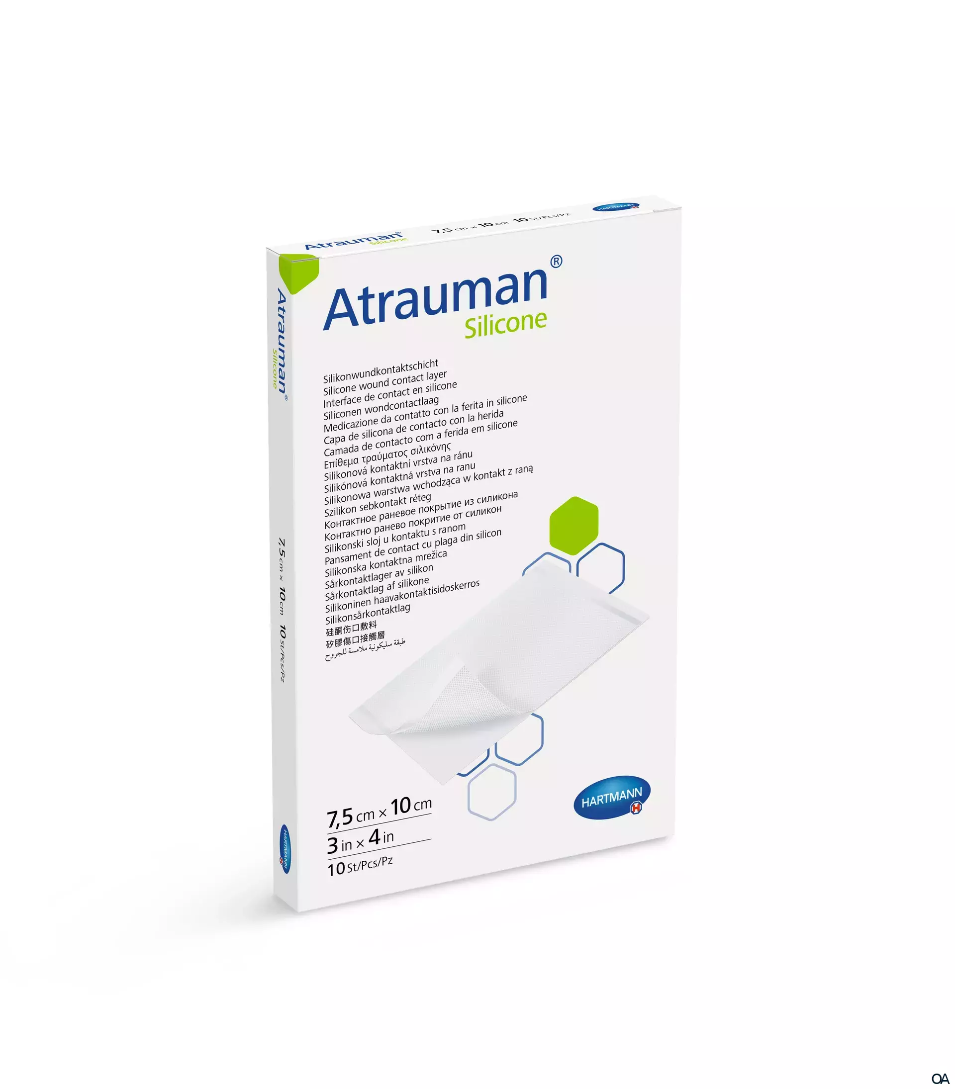 Atrauman® Silicone Silikonwundkontaktschicht, steril 7,5 x 10 cm Atrauman® Silicone Silikonwundkontaktschicht, steril 7,5 x 10 cm