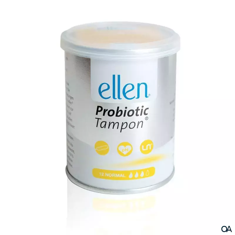 Ellen Probiotic Tampons normal 12 Stück Ellen Probiotic Tampons normal 12 Stück