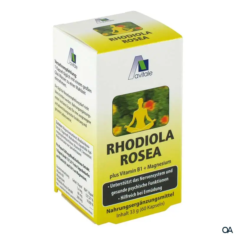 Avitale Rhodiola Rosea Kapseln