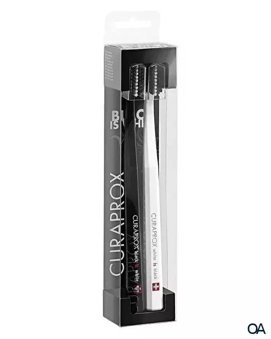 Curaprox Zahnbürste Black is White Duo Black/White Curaprox Zahnbürste Black is White Duo Black/White