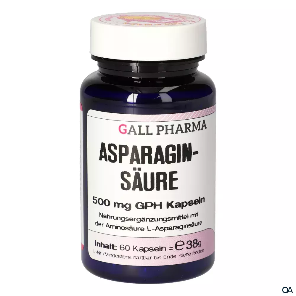 Gall Pharma Asparaginsäure 500 mg Kapseln