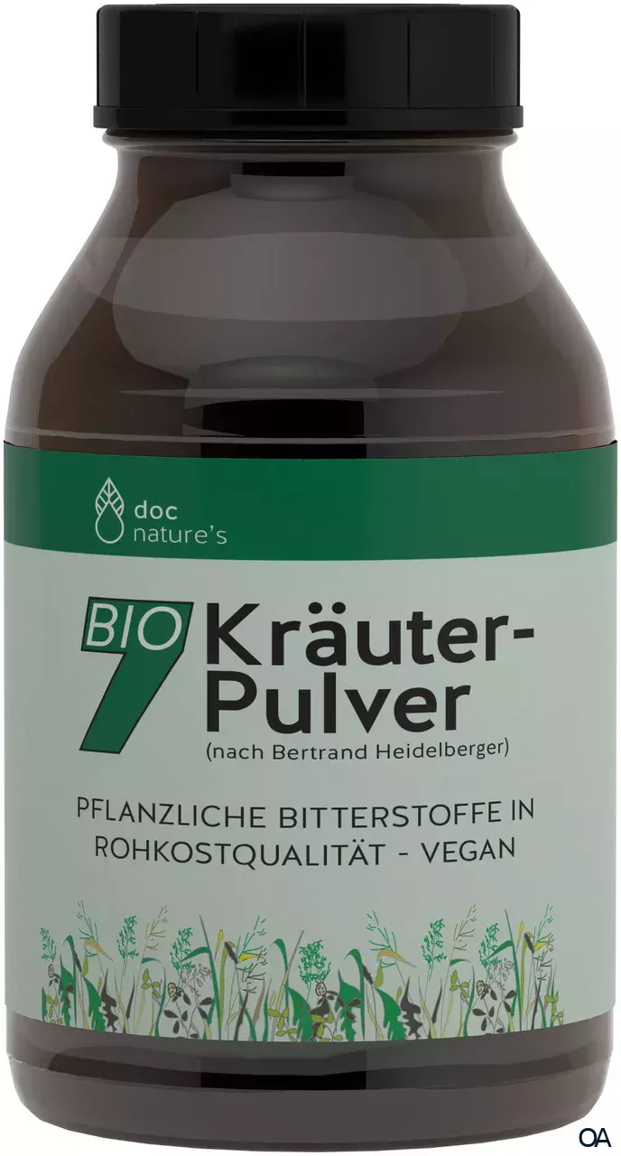 doc nature’s BIO 7 Kräuter-Pulver Glas