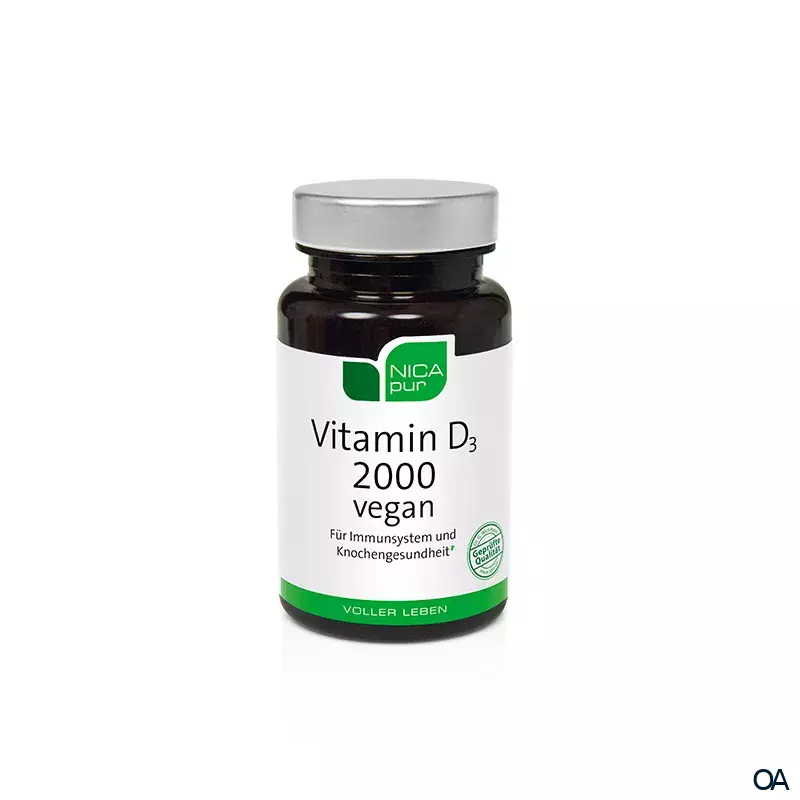 NICApur Vitamin D3 2000 vegan Kapseln