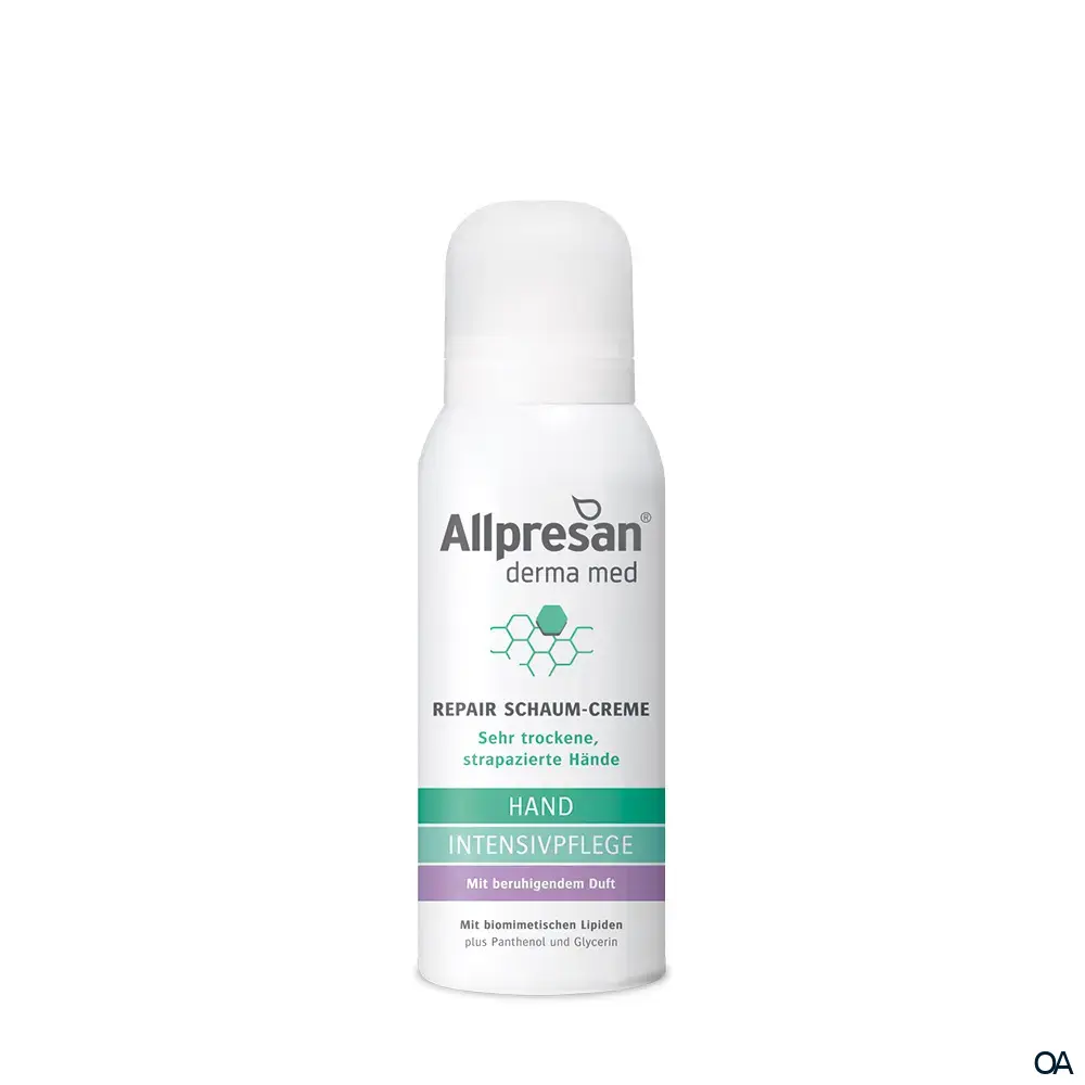 Allpresan® Derma med HAND INTENSIVPFLEGE Repair Schaum-Creme mit Duft Allpresan® Derma med HAND INTENSIVPFLEGE Repair Schaum-Creme mit Duft