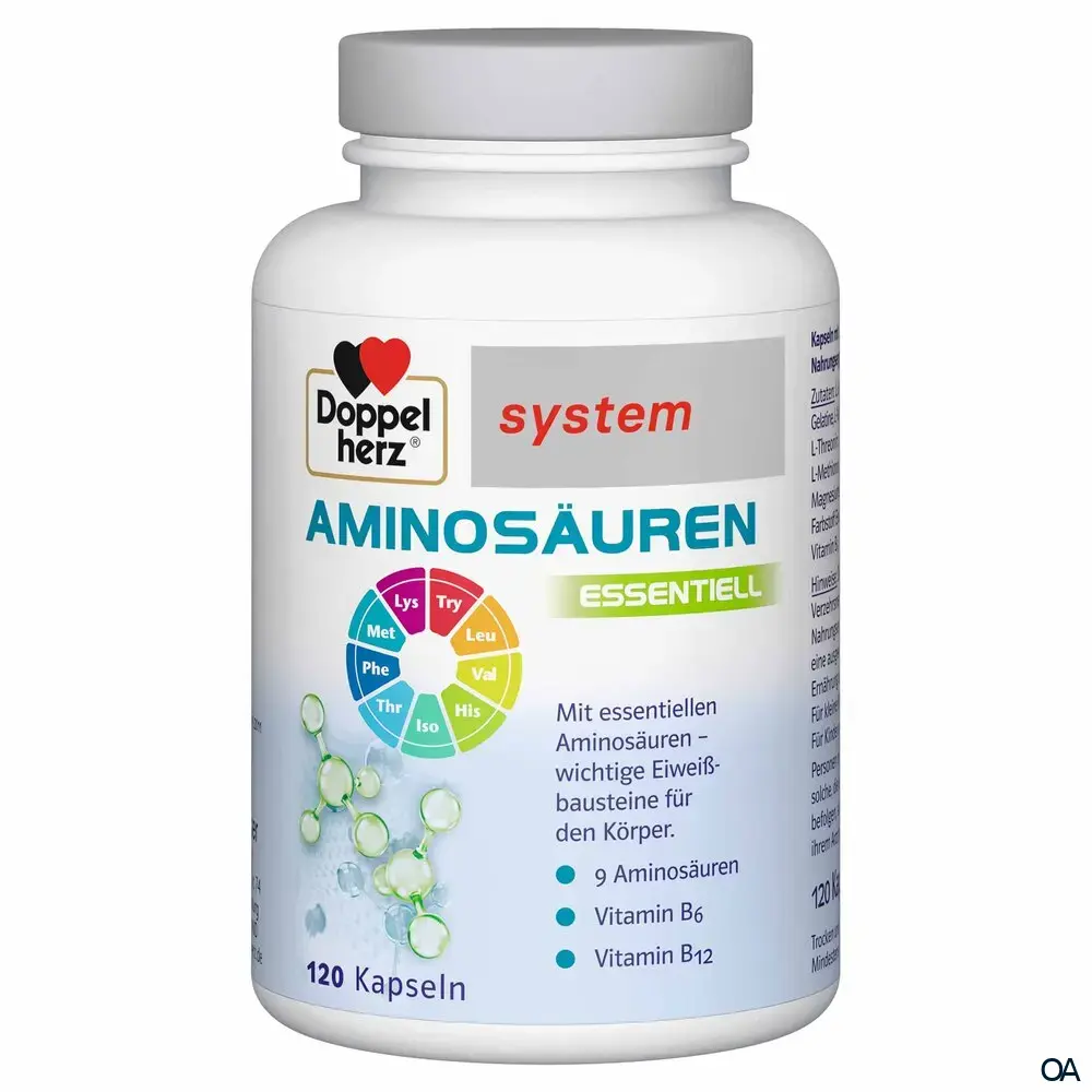 Doppelherz system AMINOSÄUREN ESSENTIELL + Vitamin B6 + Vitamin B12 Kapseln