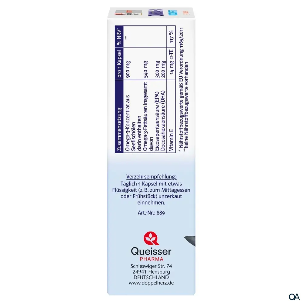 Doppelherz system OMEGA-3 KONZENTRAT Kapseln