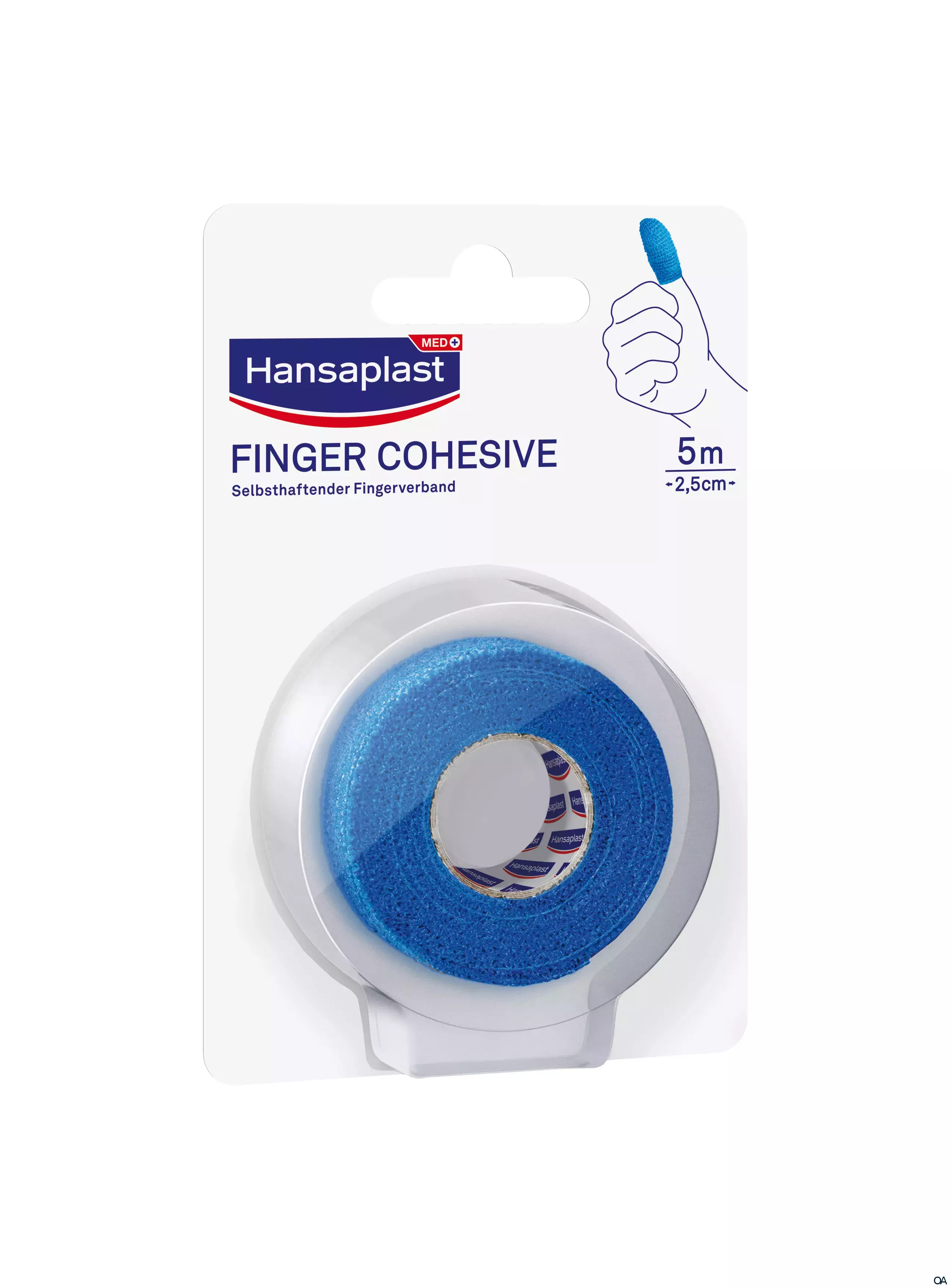 Hansaplast Selbsthaftender Fingerverband 2,5cm x 5m Blau Hansaplast Selbsthaftender Fingerverband 2,5cm x 5m Blau